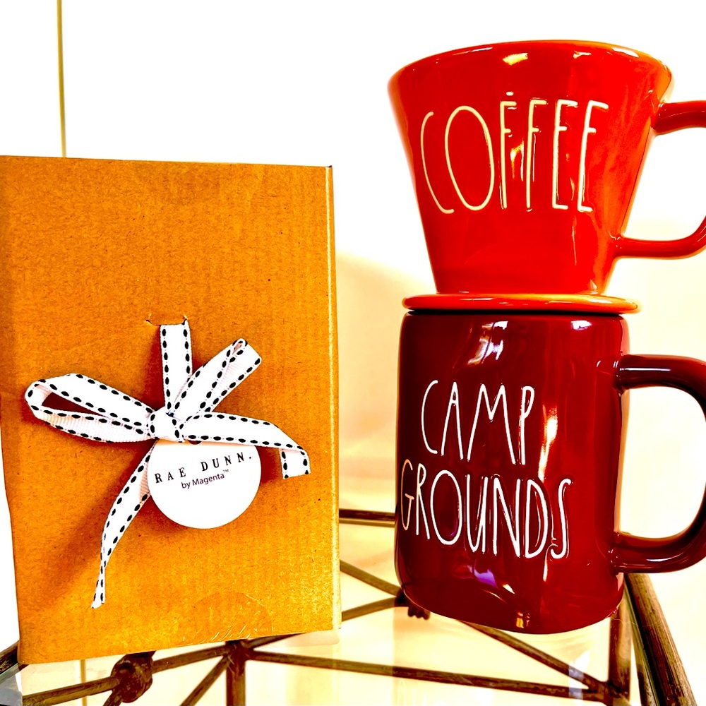 Rae Dunn Coffee Mug and Drip Mug Filter Collection